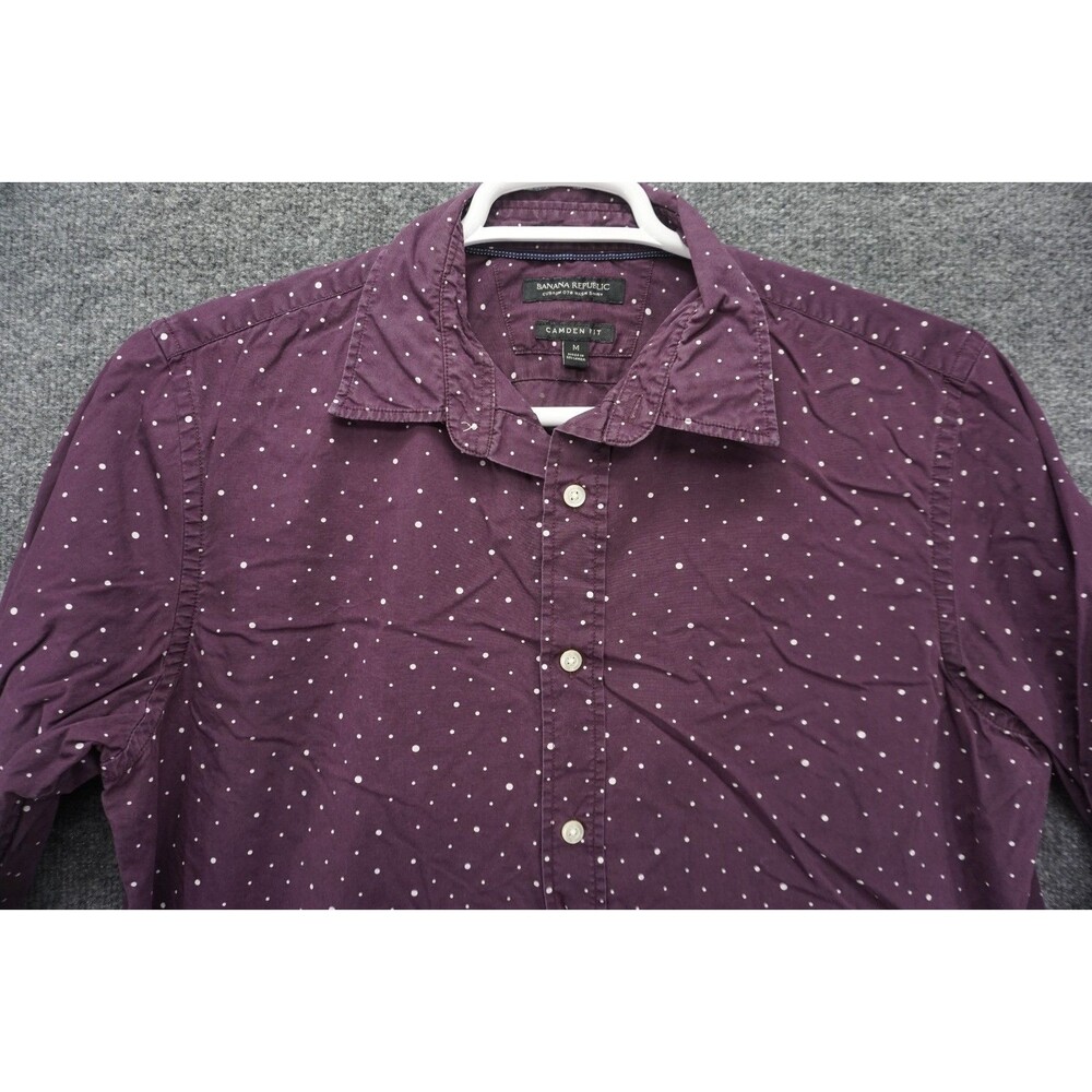 Banana Republic Shirt Mens Medium Camden Fit Button Up Long Sleeve
